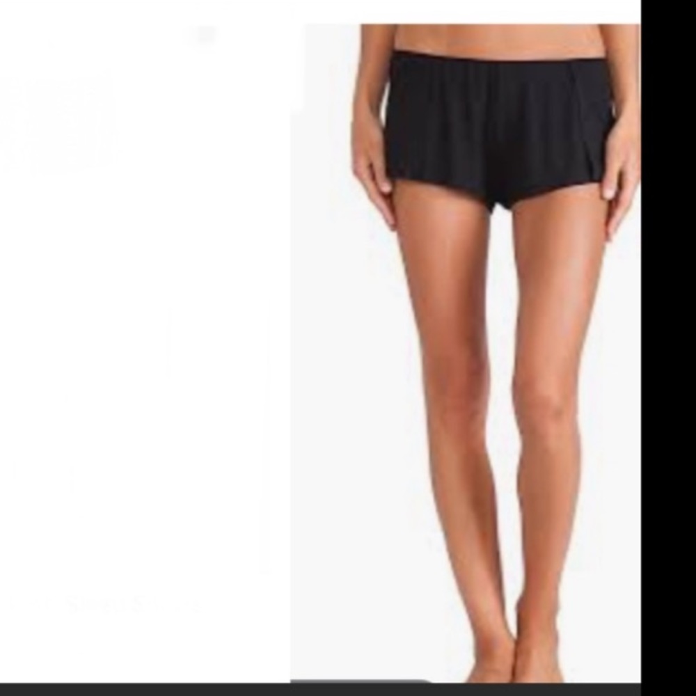 REVOLVE ONLY HEARTS INTIMATES BRAND BLACK LOUNGE PJ MINI SLEEP SHORTS S